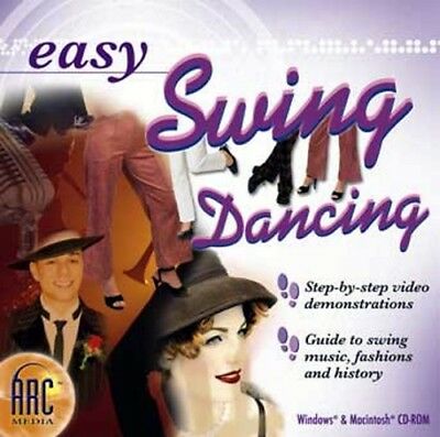 Easy Swing Dancing Step-by-Step Demonstrations PC Windows XP Vista 7 8 10 New