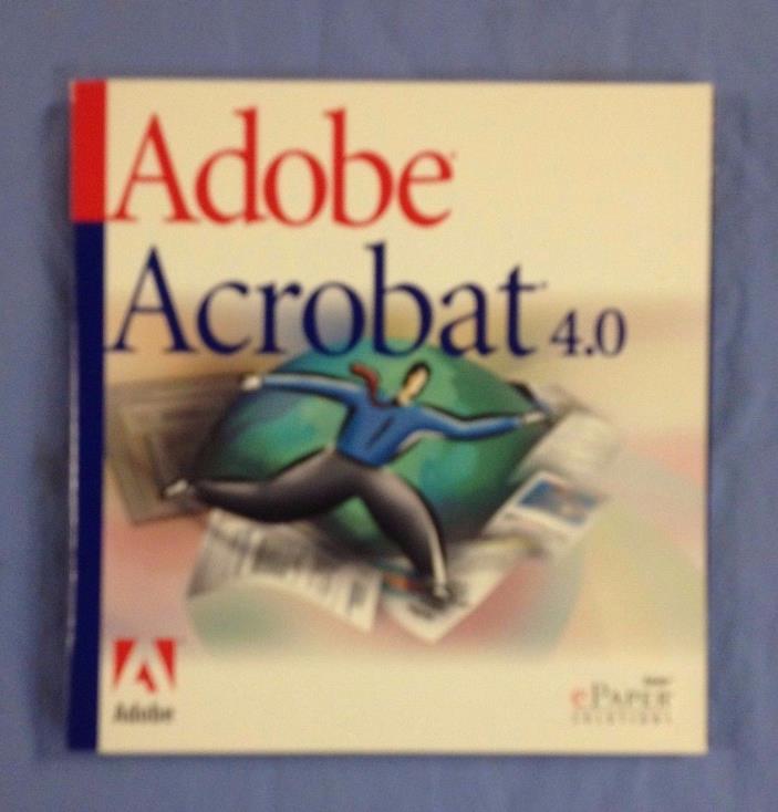 Adobe Acrobat 4.0 Disk and Jacket
