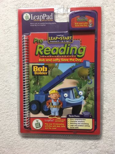 LeapPad LeapStart Pre Reading Bob & Lofty Save the Day Book And Cartridge