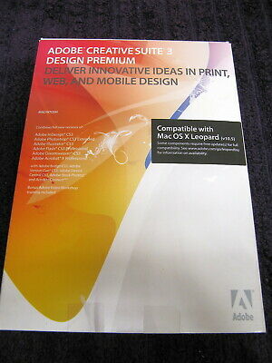 Adobe Creative Suite 3 Design Premium - Upgrade Ver. P/N 19500232 - Genuine