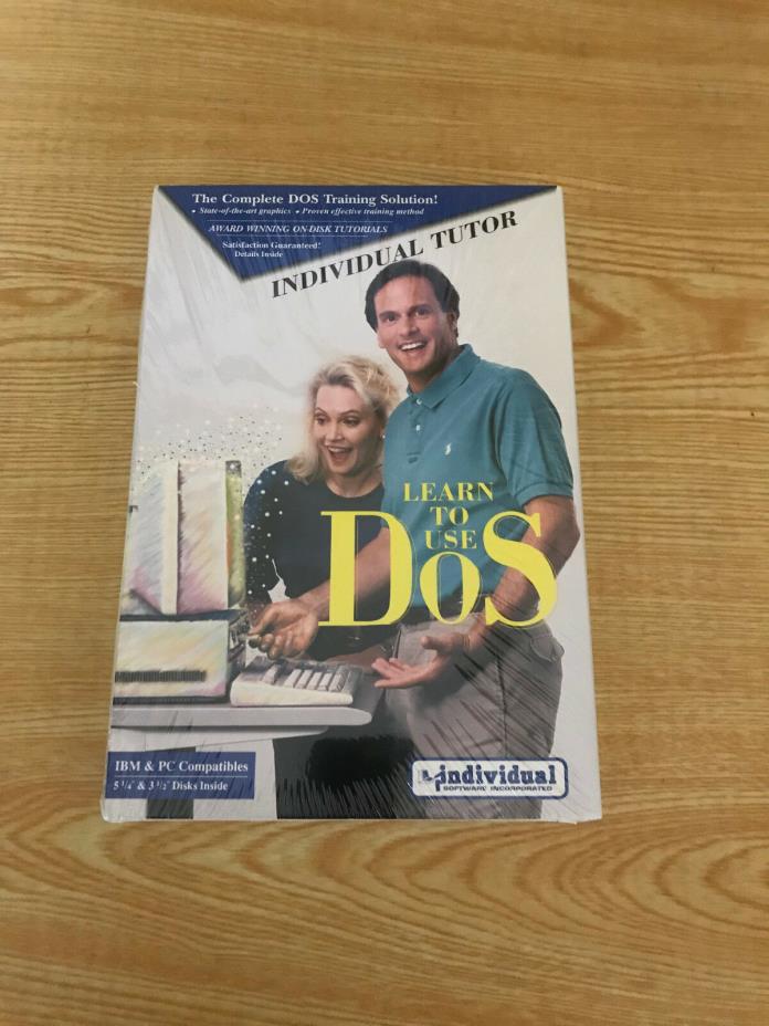 Vintage Learn To Use DOS on IBM PC 5 1/4