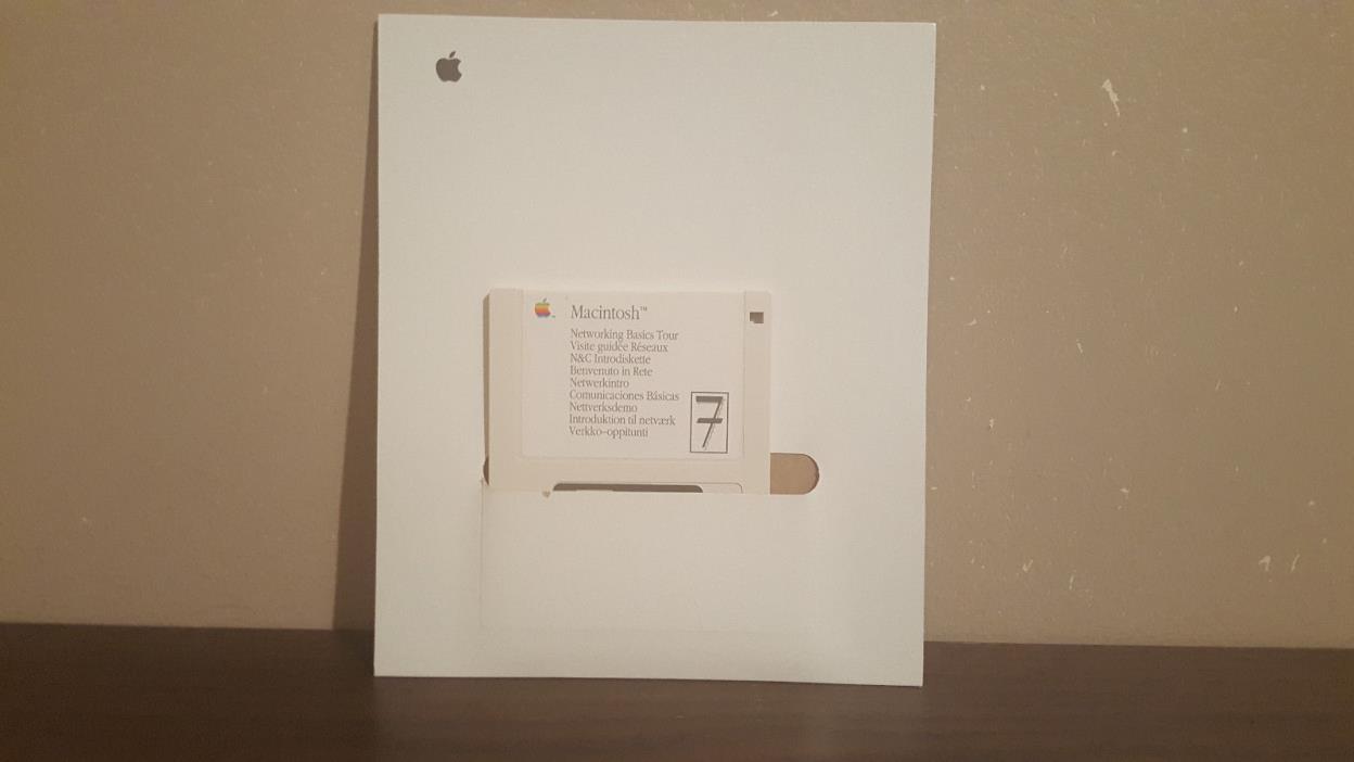 Macintosh networking basics tour    floppy version 7.01 '91 variant