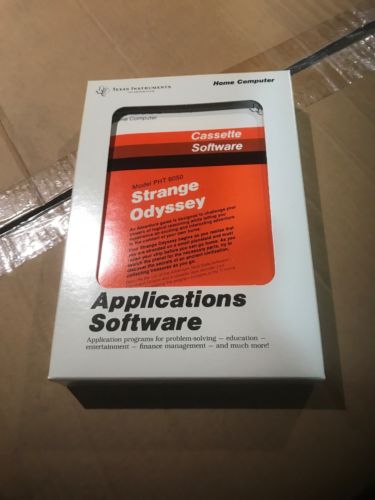 Minty New Nos TI99-4a Home Computer Strange Odyssey Cassette Rare PHT PHD 6050