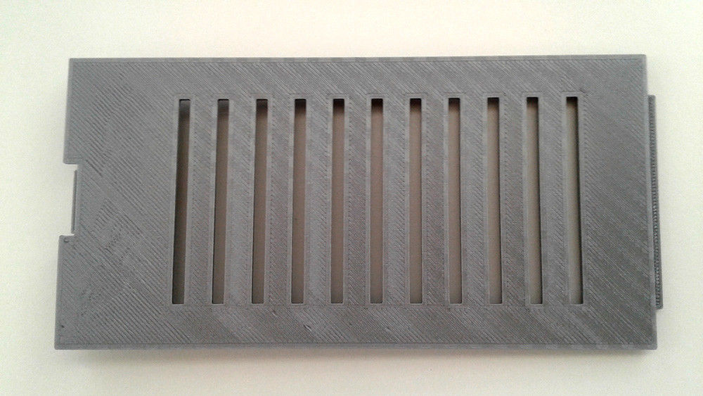 Commodore Amiga 1200 Trapdoor Cover 3D Printed Gray Cooling Replacement Part