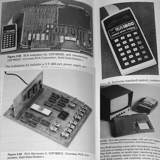 1979 RCA COSMAC VIP 1802 CDP18S30 Micromonitor 6800 Z80 Handbook Signetics 2650