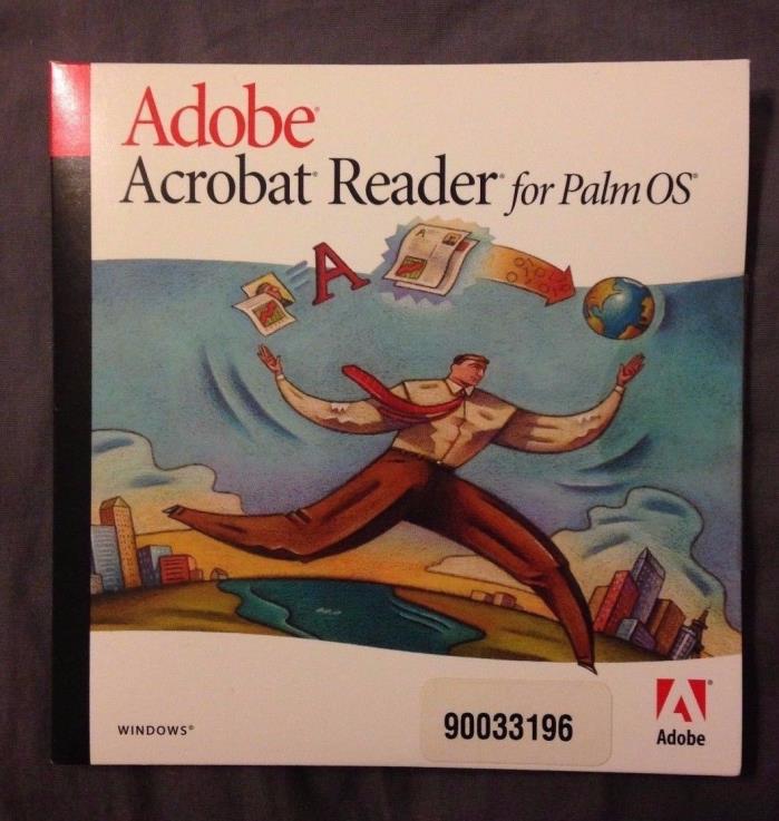 New Adobe Acrobat Reader for Palm OS Windows 90041871 90041872