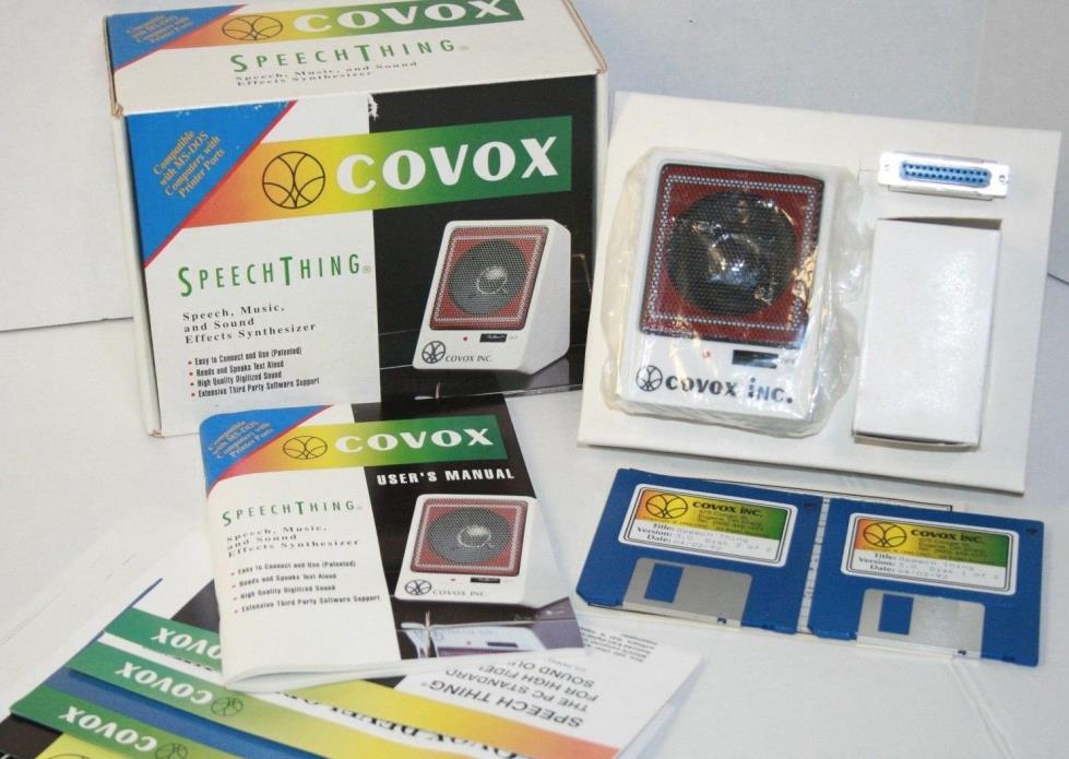 Rare Vtg Original Covox Speech Thing Music Voice Sound Synthesizer Converter