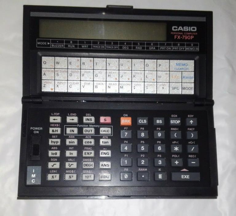 Casio FX-790P Personal Pocket Scientific Computer Tandy PC-6 Tested Works