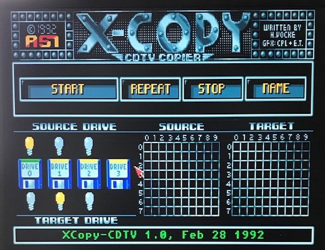 X-COPY PRO Amiga PROFESSIONAL modified version xcopy copier copy software 1992