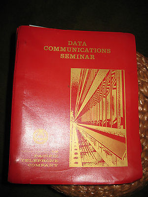Vintage Pacific Telephone Data Comm Book Circa 1966