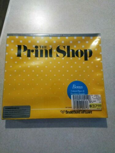 C64 The Print Shop FACTORY SEALED