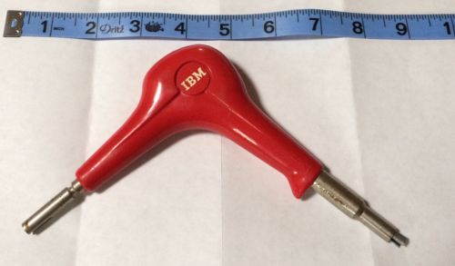 VTG IBM Brand Tool Ratchet Engineer Handle Screwdriver Handheld Rivet