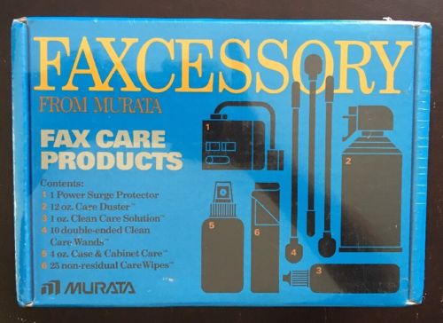 Faxcessory From Murata Fax Care Products Vintage NEW FACTORY SEALED