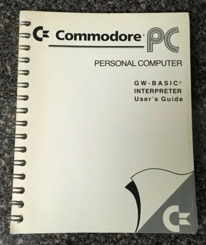 Commodore PC GW-Basic User Guide
