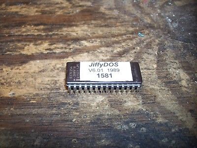 Commodore 64/128 1581 disk drive JiffyDos chip