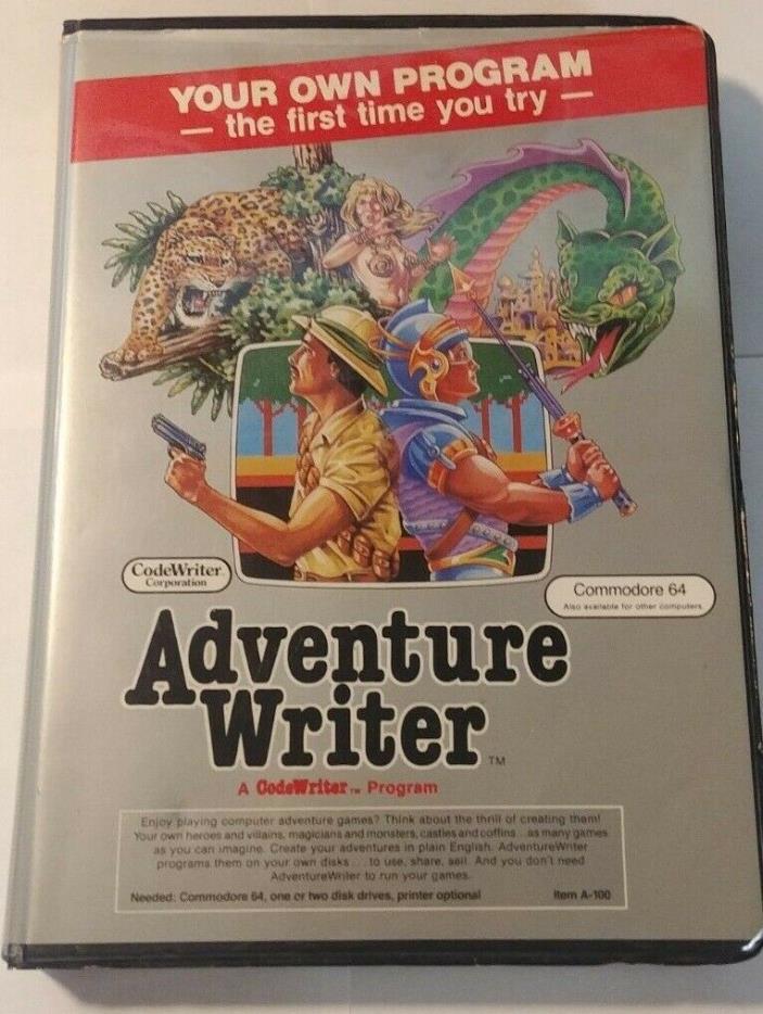 Adventure Writer - Boxed Commodore 64 Program - 1983