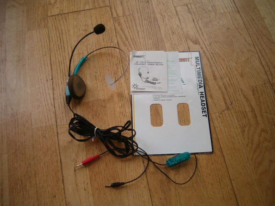 iParrot IP 10-3 headset for Macintosh vintage