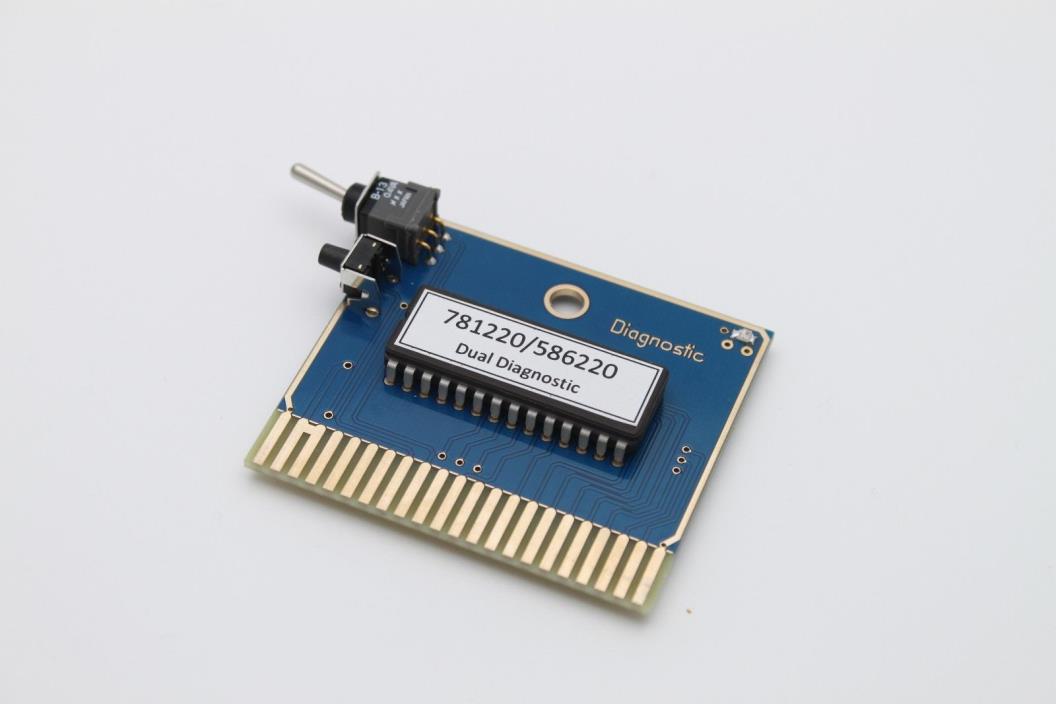 ALL NEW PREMIUM - Commodore 64 Dual Diagnostic Cartridge w/reset - 781220/586220