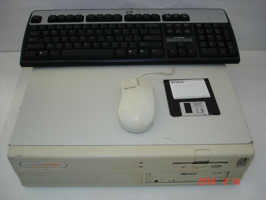 Compaq 486 ProLinea 4/33 computer Dos Windows 3.11 CD drive
