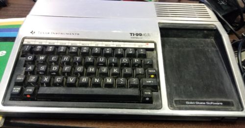 Texas Instruments TI 99 / For A Computer With Games Controllers And Manuals