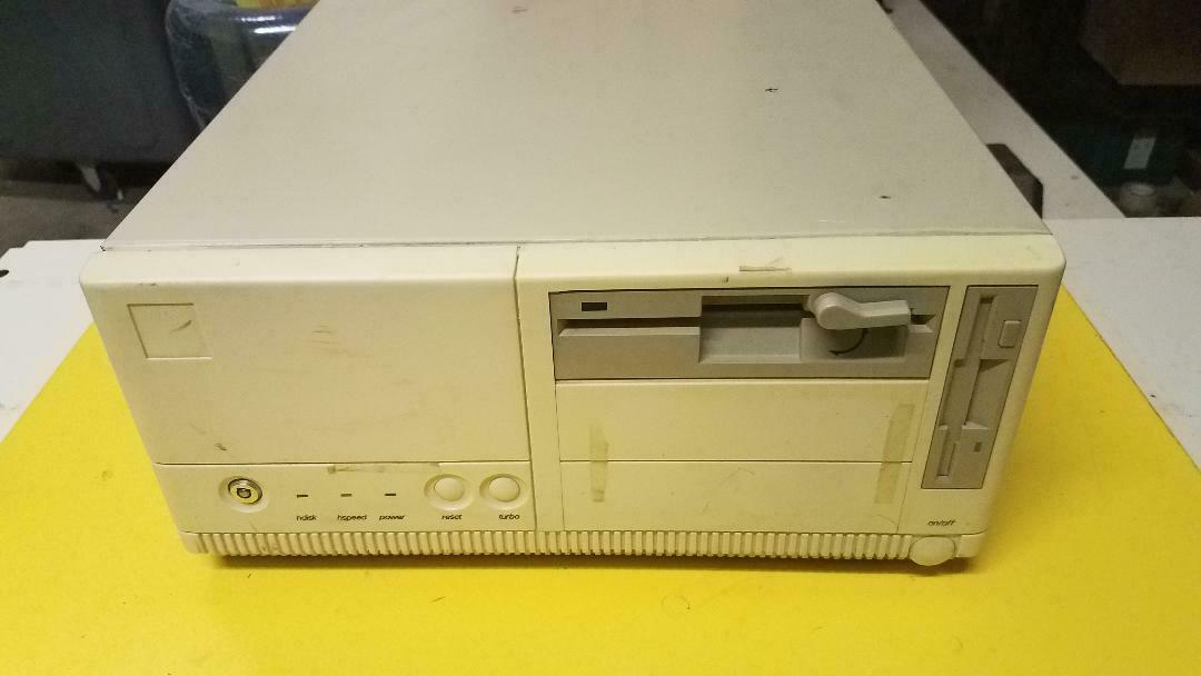 Vintage 386 33mhz Computer Desktop For Parts Free S/H