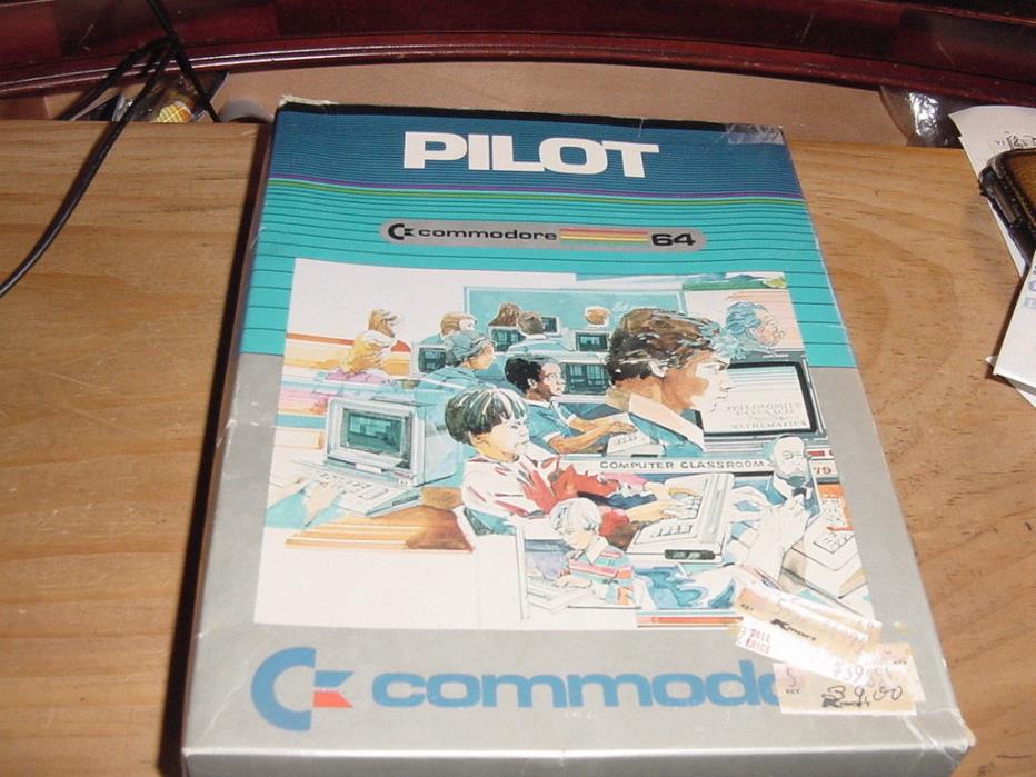 Commodore 64 Pilot Program  Box Disk and Book