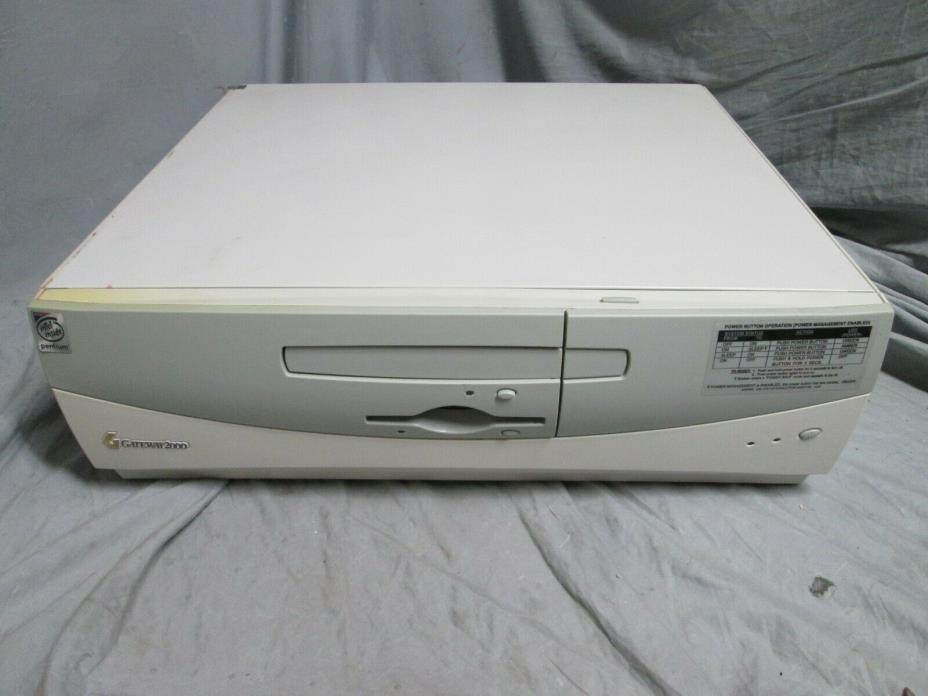 Vintage Gateway 2000 P55C-233 PC Desktop Computer - FOR PARTS / REPAIR