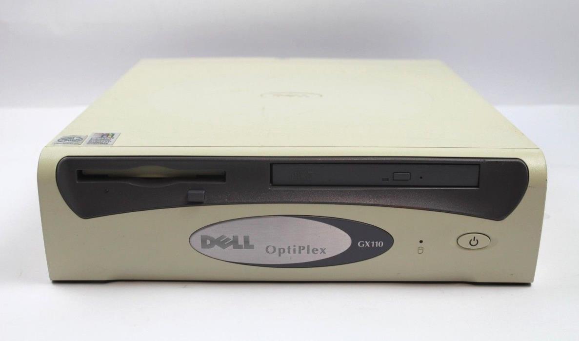 Vintage Dell Optiplex GX110 Desktop PC Pentium III 866MHz 512MB RAM No HDD