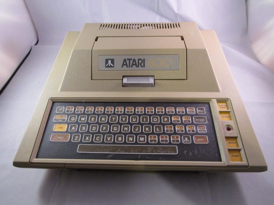 Atari 400 Console Computer Untested w/ 2 Games