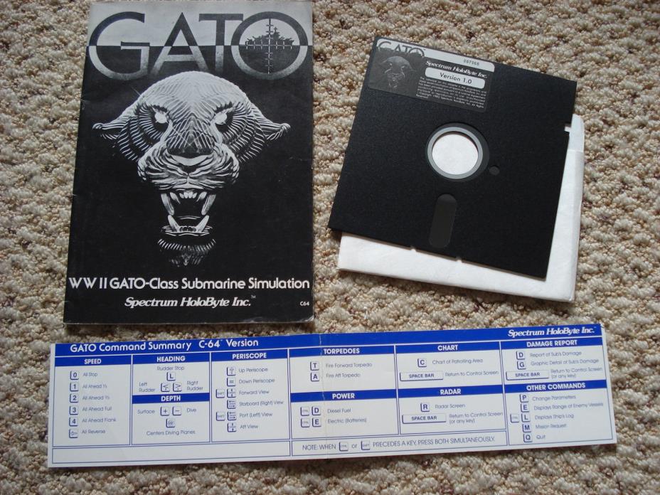 Commodore 64 | GATO | Spectrum HoloByte - tested/working (C64)