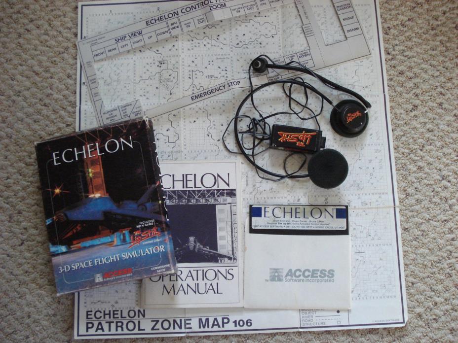 Commodore 64 | Echelon with headset | Access (C64) - partially tested