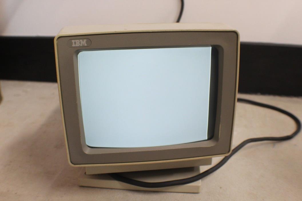 IBM Computer Monitor 4707 Vintage Feb 1990