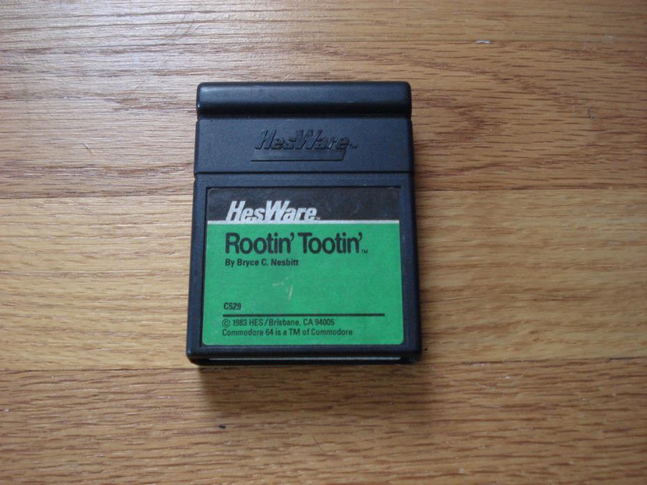 Commodore 64 cartridge | Rootin' Tootin' | HesWare - tested/working (C64)