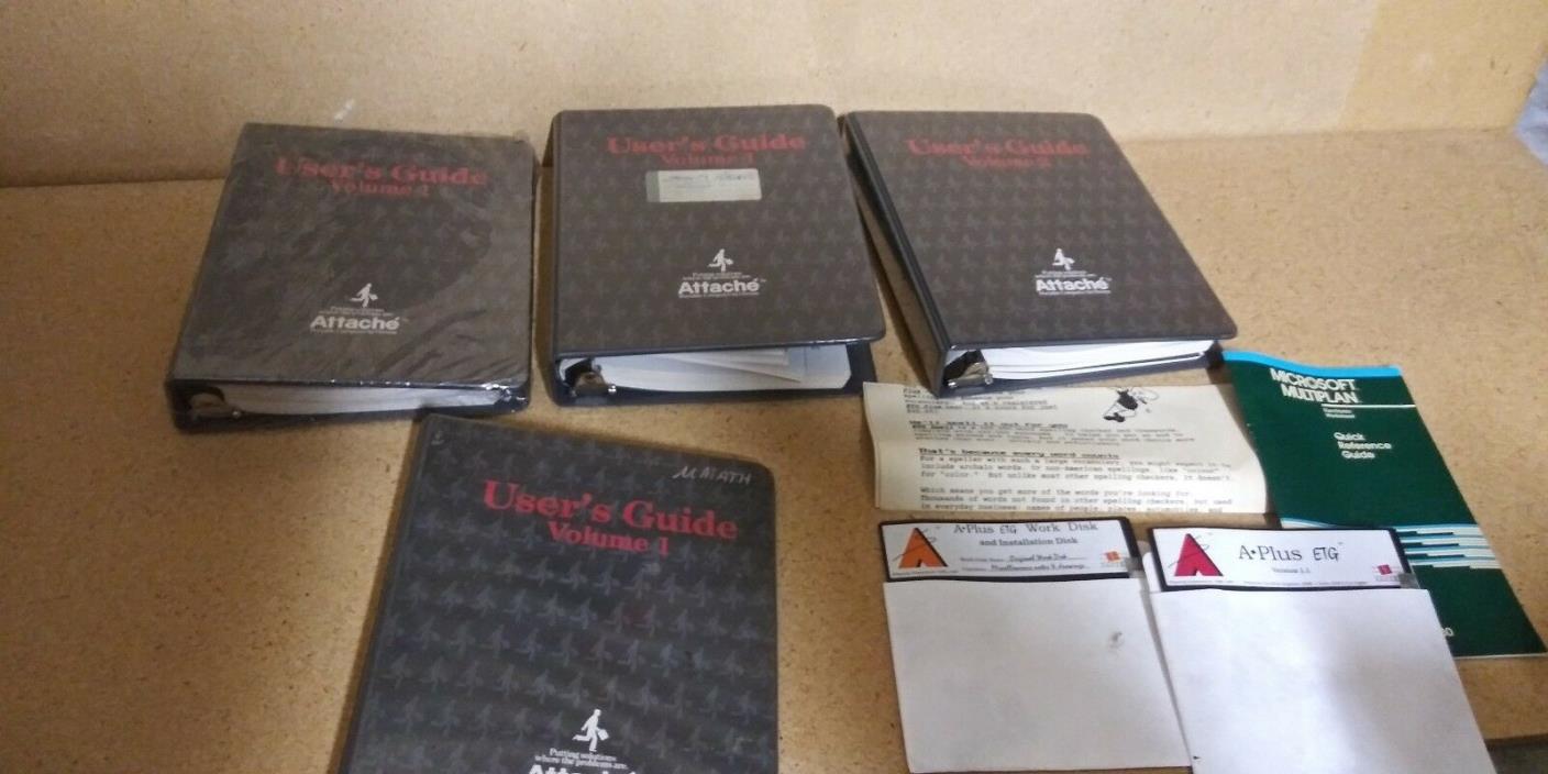 Otrona Attache Vintage Portable Computer User's Guide