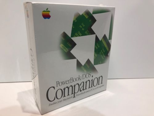 Vintage Apple Software Powerbook Dos Companion Pc Duo 180 Rare Mac