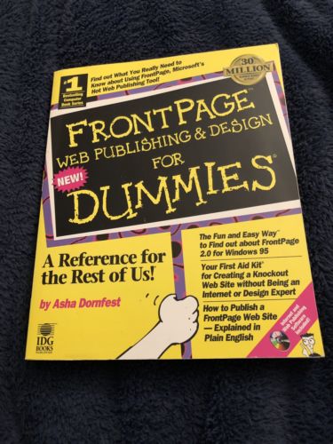 Front Page Web Publishing & Design for dummies, #9780764500572