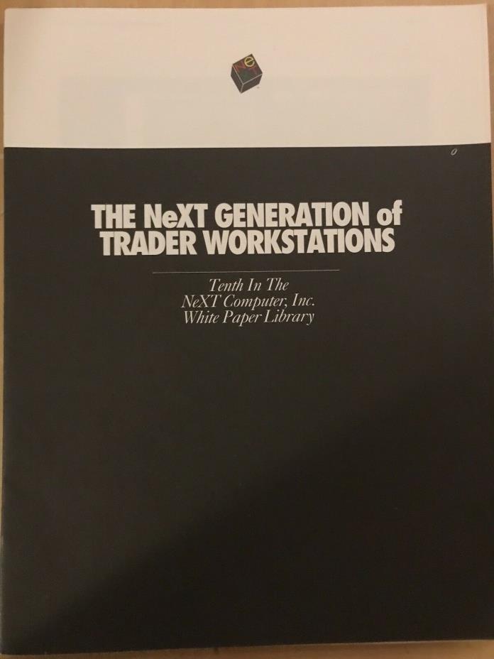 NeXTStation Traderstation  White Paper original  NeXT Openstep Apple NeXTSTEP