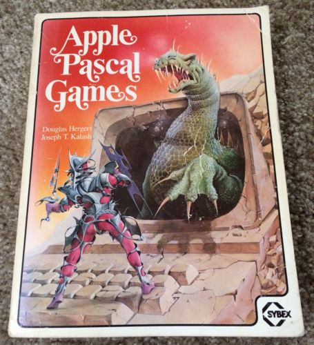 Apple Pascal Games - Hergert Kalash VTG Computer Book Sybex 1981 1st Edition PB