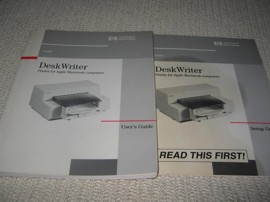 Hp DeskWriter Printer (for Apple Macintosh computers) Manual - Users Guide