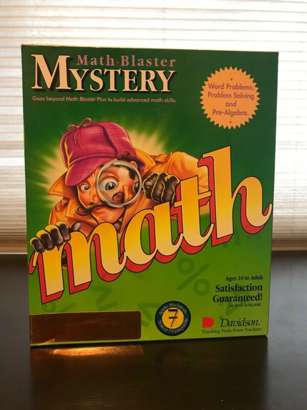 Math Blaster Mystery by Davidson for Mac Macintosh