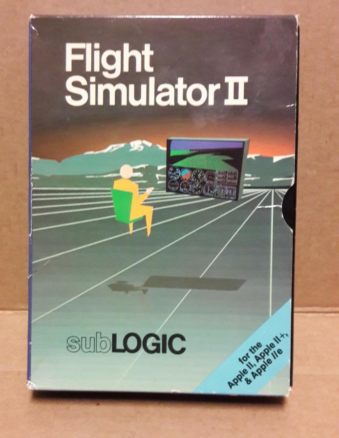 Apple II - Flight Simulator II game