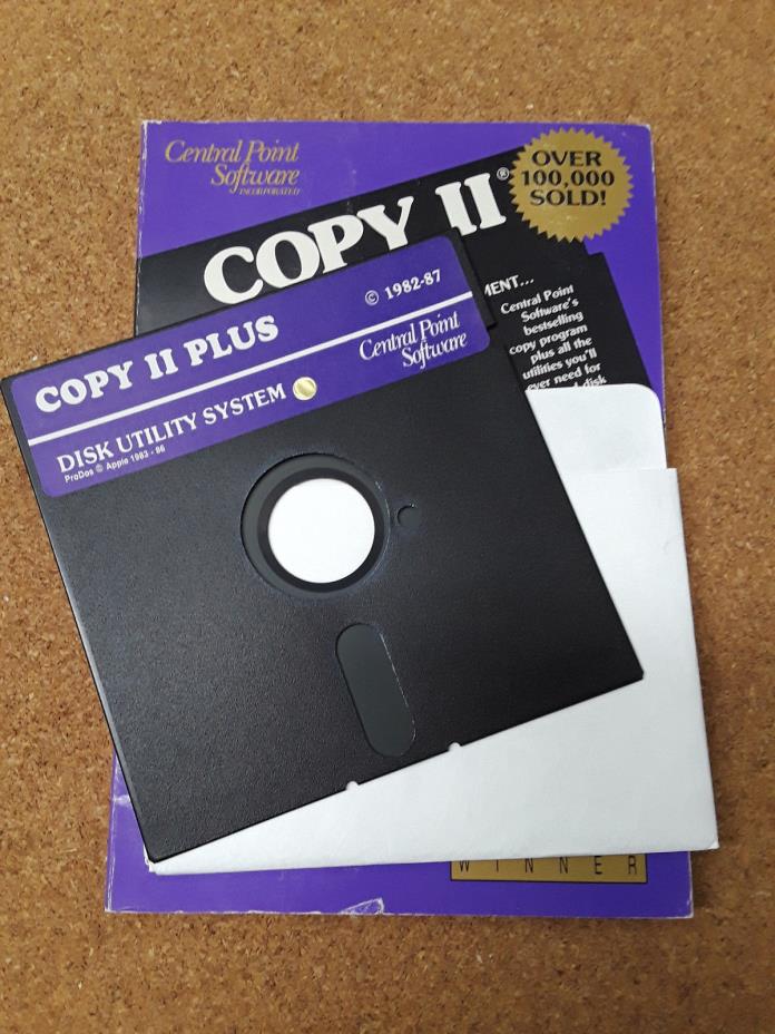 Central Point Software Copy II Plus 7.4 for the Apple II // 2 5.25
