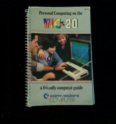 COMMODORE VIC-20 VIC 20 Computer manual VINTAGE 1982 User's Manual