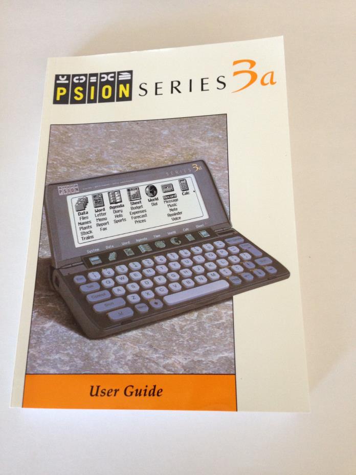 Psion 3a User Guide