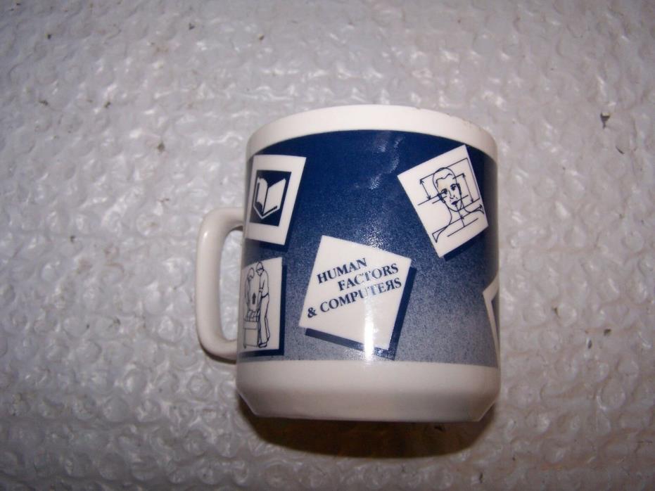 Digital Equipment Corporation (DEC) Human Factors Collectible Coffee Mug