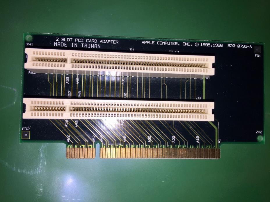 APPLE 802-0795-A   2 Slot PCI CARD ADAPTER VINTAGE  1995-1996