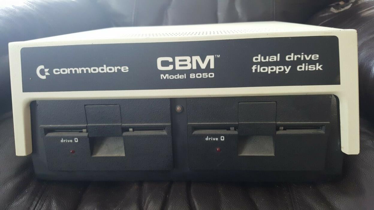 RARE UNIQUE Commodore CBM 8050 Dual IEEE Drive - Powers on - Works! Pet 8032