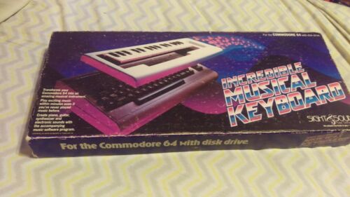 Incredible Musical Keyboard by Sight & Sound Commodore 64 NIP Free Shipping