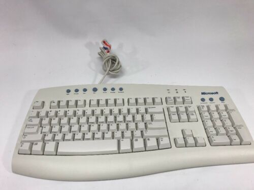 Vintage Microsoft Internet Keyboard RT9410 X04-80803 PS 2 Connector