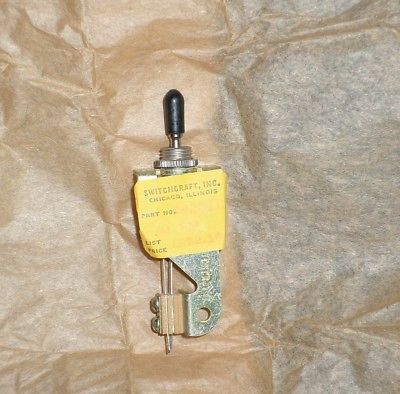SWITCHCRAFT NOS LEVER SWITCH 292016 SPST